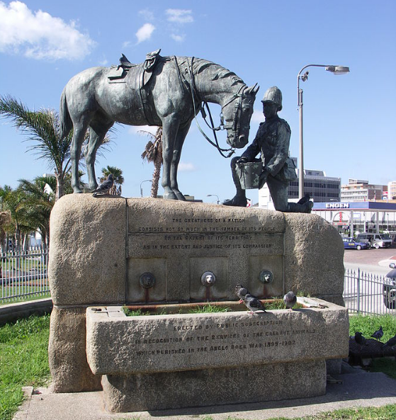 Horse Memorial, junction of Cape and Russell Roads, Port Elizabeth